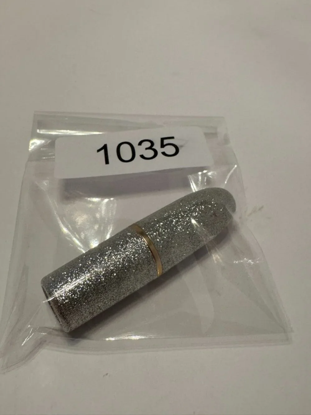 MAC Mariah Carey Bit of Bubbly Cremesheen Lipstick Silver Glitter Case New